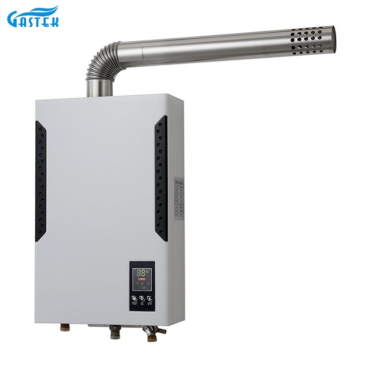 Tipo bilanciato Touch Screen Turbo Doccia calda Caldaia LPG Scallo acqua di scarico forzato
