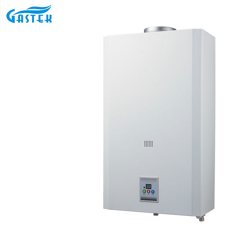 Geyser di gas di acqua calda naturale a temperatura costante 10L 12L 16L 18L alimentato a batteria montato a parete senza serbatoio GPL istantaneo per il bagno