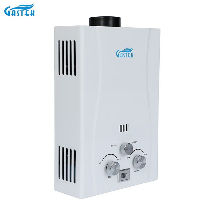 Elettrodomestico portatile Tipo di canna fumaria Doccia GPL Gas Geyser Installare in bagno